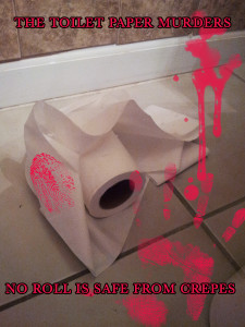 The latest in my toilet paper handiwork.