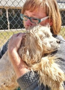 "Hugs are better than anything else. Even I can see that."