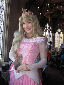 MomFOD finally got out of the way and let me meet Sleeping Beauty alone.