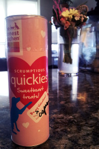 The product. Notice the question mark where my Valentine's name should be.