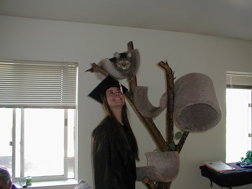 MomFOD's college graduation day! With Rocky.