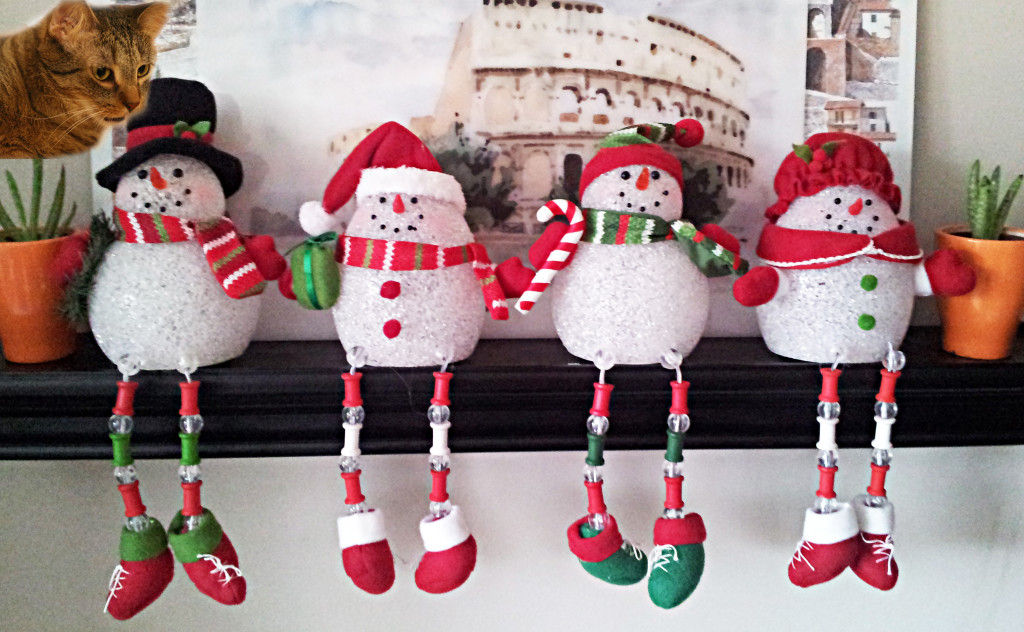 crepes snowmen dangly legs