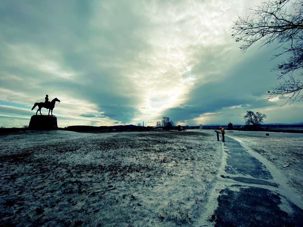 open field at gettysburg